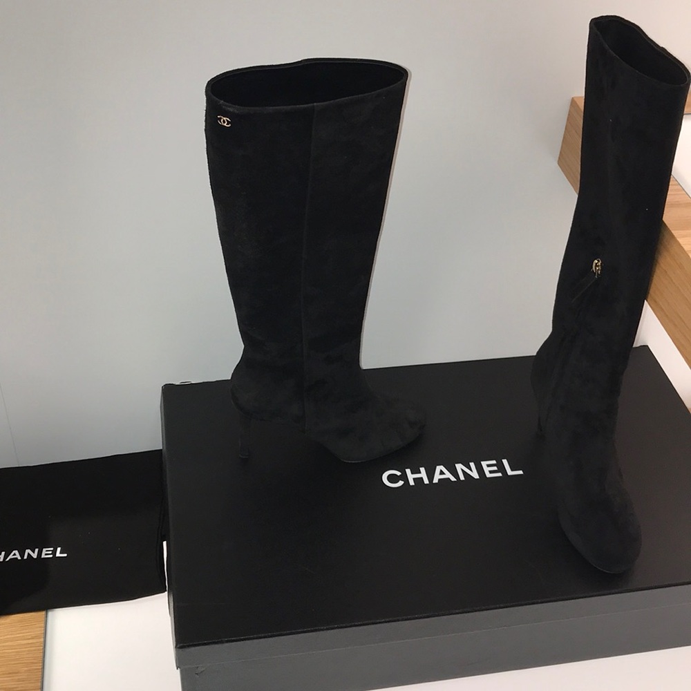 Chanel 90mm CC-Polis High Boot - Picture 4 of 6